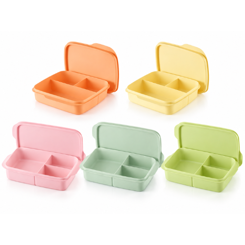 Tupperware kutija za užinu sa pregradom (550ml-1L)