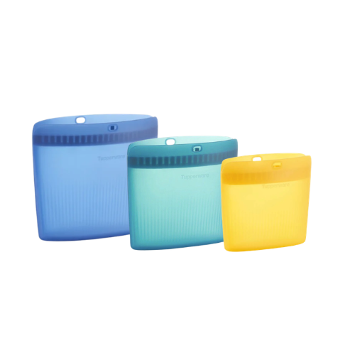Tupperware set silikonskih kesa (540 ml, 1 L i 1.8 L)